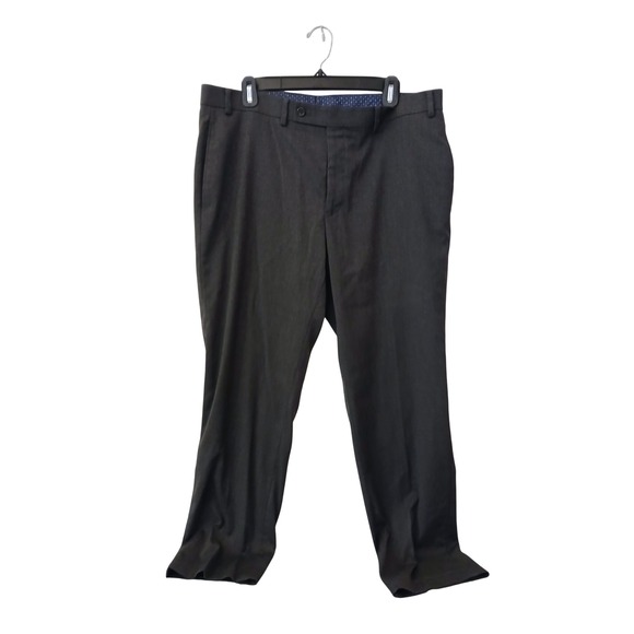 Lauren Ralph Lauren Other - Lauren Ralph Lauren Mens Charcoal Gray Dress Pants 36W x 30L Flat Front Stretch